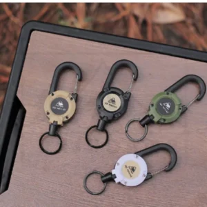 Elastic D-Shape Bag Keychain