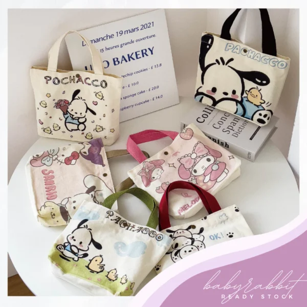 Cartoon Handcarry Canvas Bag