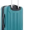 Travelers Club Chicago Hardside Expandable Spinner Luggage Teal 20 CarryOn