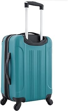 Travelers Club Chicago Hardside Expandable Spinner Luggage Teal 20 CarryOn