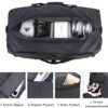 120L Foldable Collapsible Waterproof Travel Duffel Bag for Men and Women with Shoe Compartment