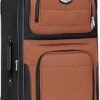 Travel Select Amsterdam Expandable Softside Rolling Upright Luggage Orange 2 Wheels 25 Medium